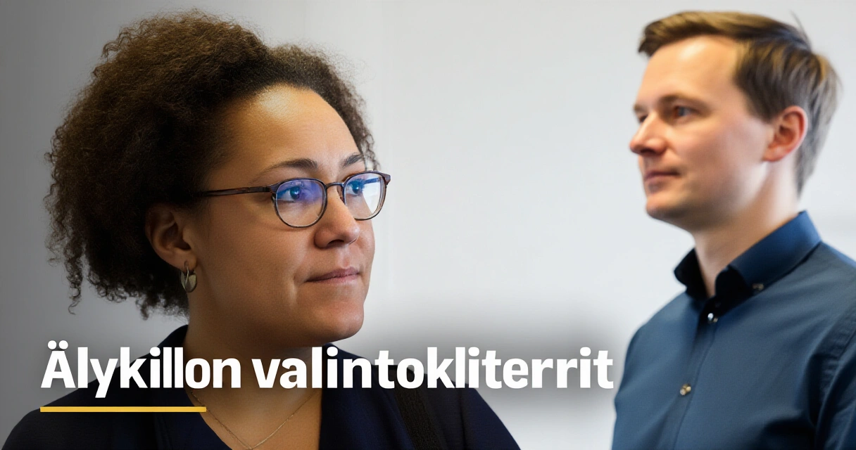 Älykellon valintakriteerit